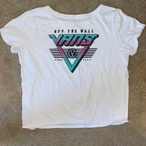 Vintage Vans Oversized Top in White